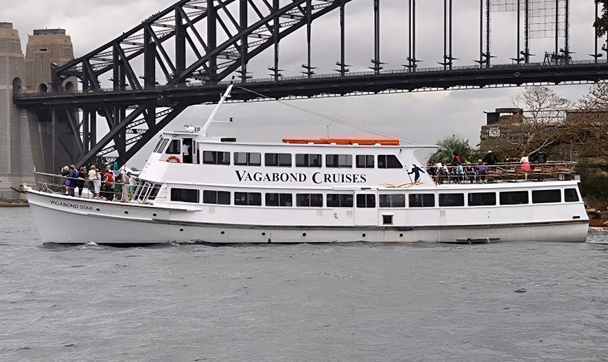 Elegant catamaran charter on Sydney Harbour offering scenic views of the Harbour Bridge & much more
