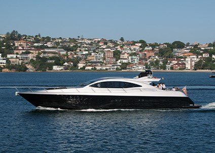 Iconic boat charter in Sydney on an exquisite 87' Warren superyacht.
