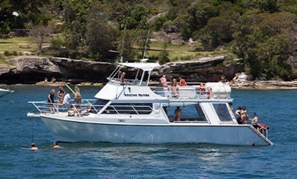 A fun party boat hire in Sydney that is popular among small groups of families and freinds, perfect for hosting celebrations.
