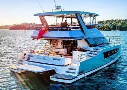 The Sydney Seabird with with its luxury interiors and lounge area is ideal for corporate events.