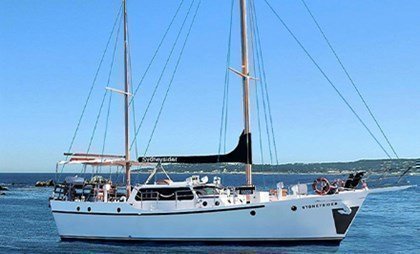 The 60ft sailing yacht Sydneysider is the ideal charter boat for all your al fresco functions.