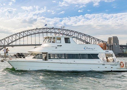 Perfect all-occasion private boat hire in Sydney designed for ultimate comfort and style.