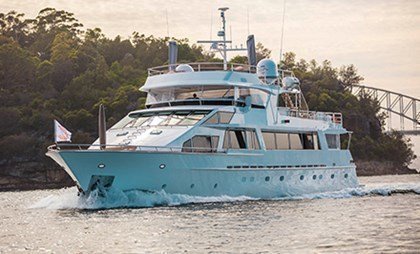 Luxxury charter boat in Sydney that can accommodate up to 110 guests, perfect for weddings, corporate and private events.