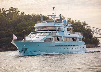 Luxxury charter boat in Sydney that can accommodate up to 110 guests, perfect for weddings, corporate and private events.