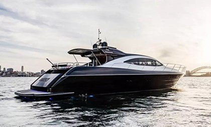This sleek superyacht with expansive bar area is the ideal venue for private gatherings