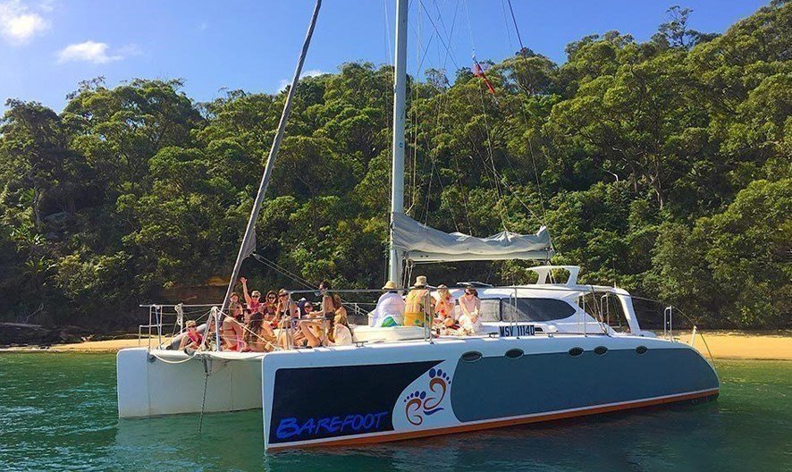 Fantastic Sydney charter boat hire on a 40ft luxury catamaran